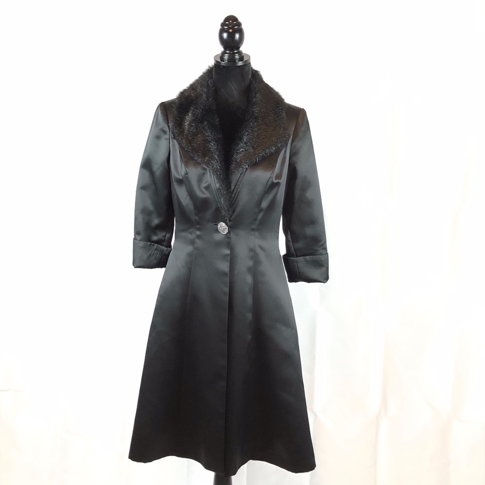 Cachet  Black Jacket w Faux Collar